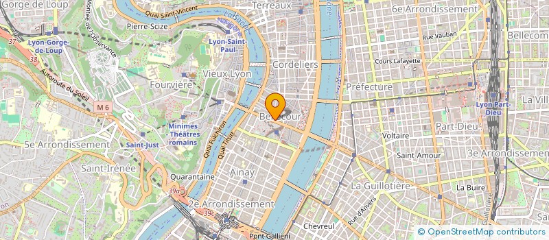 localisation de l'entreprise SCI 4B  LYON