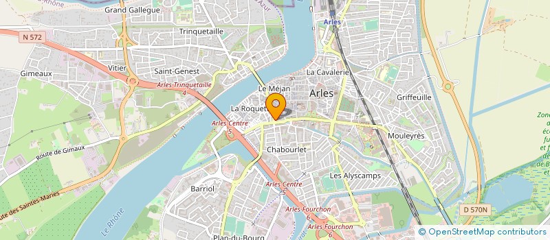 localisation de l'entreprise SCI 4B à ARLES