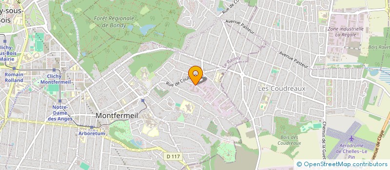 localisation de l'entreprise SCI 4B à MONTFERMEIL