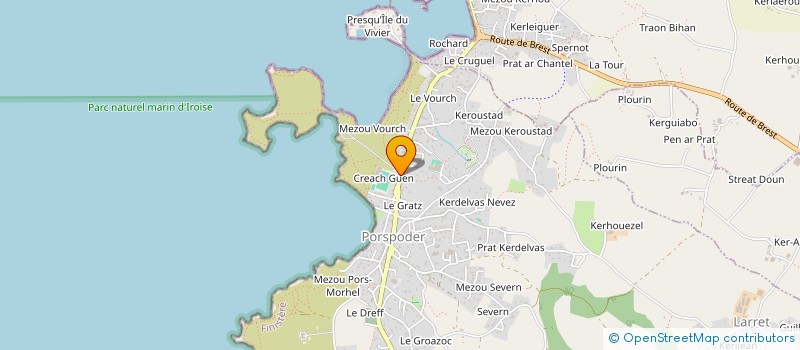 localisation de l'entreprise SCI 4B  PORSPODER