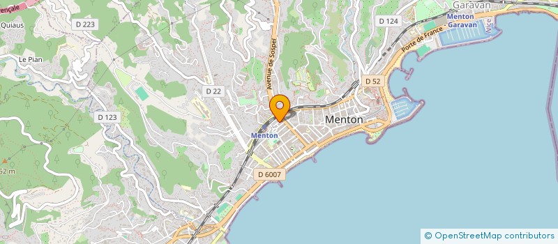 localisation de l'entreprise SCI 4B à MENTON