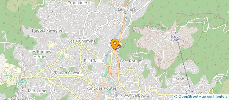 localisation de l'entreprise SCI 4C  TOULON