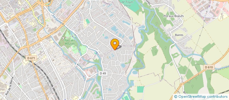 localisation de l'entreprise SCI 4C  SAINT-JULIEN-LES-VILLAS