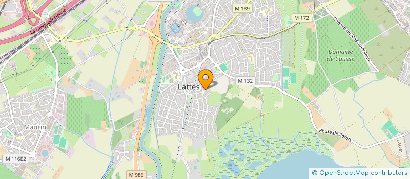 localisation de l'entreprise SCI 4C à LATTES