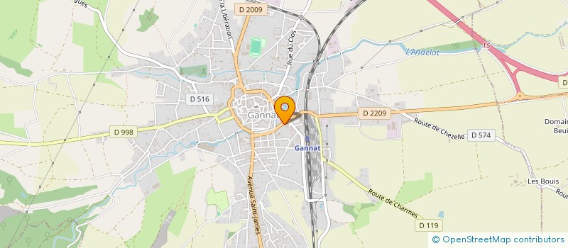 localisation de l'entreprise SCI 4C à GANNAT