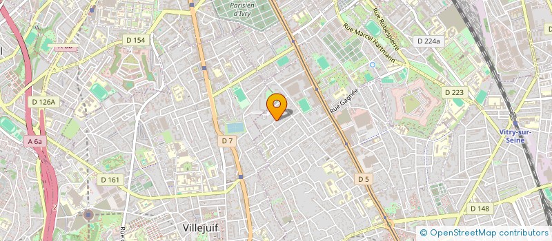 localisation de l'entreprise SCI 4C  VITRY-SUR-SEINE