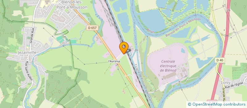 localisation de l'entreprise SCI 4C2M  BLENOD-LES-PONT-A-MOUSSON