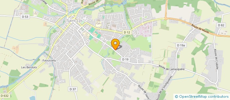 localisation de l'entreprise SCI 4D  SAINT-LYS