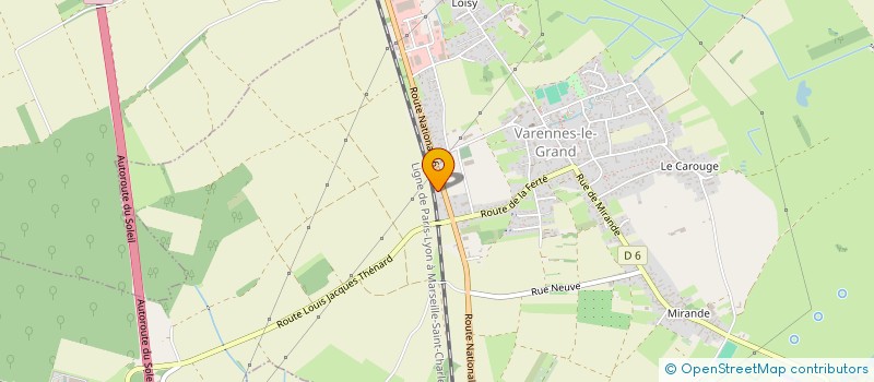 localisation de l'entreprise SCI 4D  VARENNES-LE-GRAND