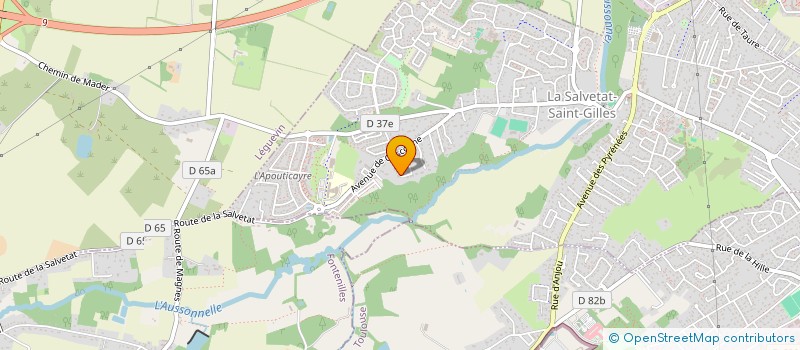 localisation de l'entreprise SCI 4D  LA SALVETAT-SAINT-GILLES