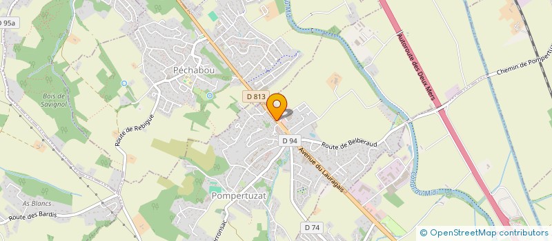 localisation de l'entreprise SCI 4D  LABASTIDE-BEAUVOIR