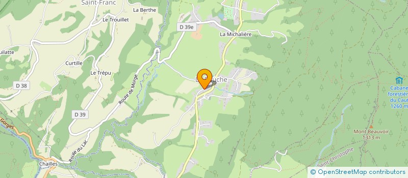 localisation de l'entreprise SCI 4D  LA BAUCHE