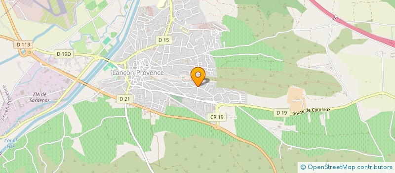 localisation de l'entreprise SCI 4D & CO  LANCON-PROVENCE