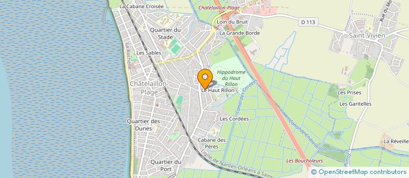 localisation de l'entreprise SCI 4D INVEST  CHATELAILLON-PLAGE