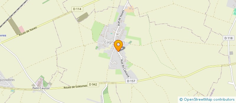 localisation de l'entreprise SCI 4D2S  CAGNONCLES