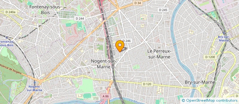 localisation de l'entreprise SCI 4E SOLEIL  LE PERREUX-SUR-MARNE