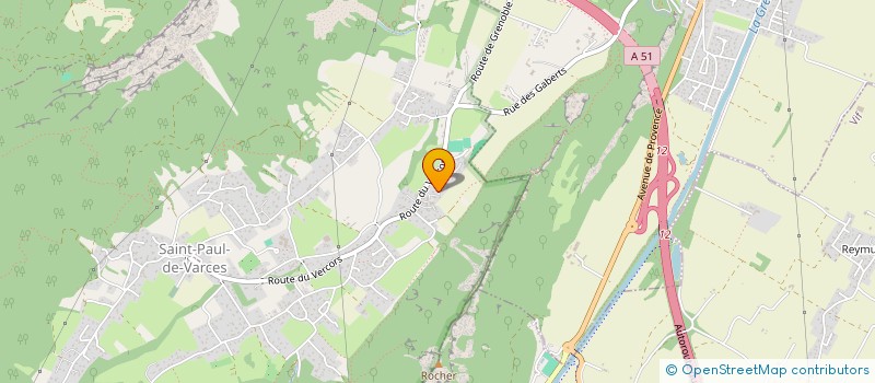 localisation de l'entreprise SCI 4EME ETAGE 5 AU RUE FRANKLIN A PARIS  SAINT-PAUL-DE-VARCES