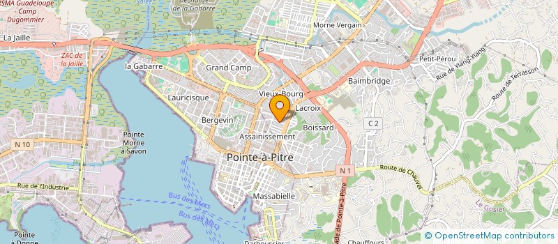 localisation de l'entreprise SCI 4EME RUE ASSAINISSEMENT à LES ABYMES