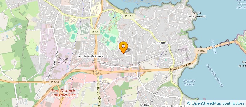 localisation de l'entreprise SCI 4F  DINARD