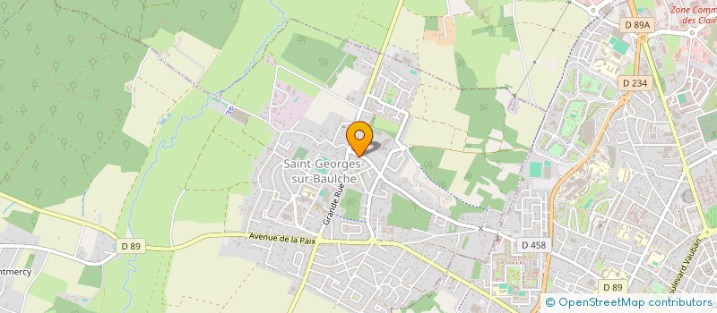 localisation de l'entreprise SCI 4F  SAINT-GEORGES-SUR-BAULCHE