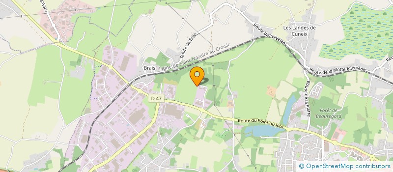 localisation de l'entreprise SCI 4F  SAINT-NAZAIRE