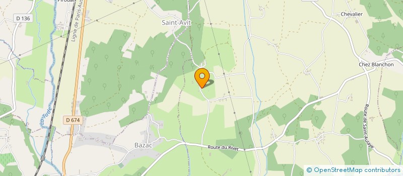 localisation de l'entreprise SCI 4FLEX IMMO  SAINT-QUENTIN-DE-CHALAIS