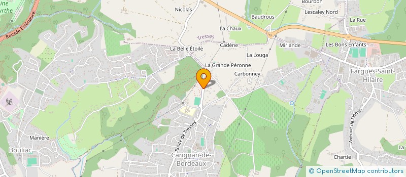 localisation de l'entreprise SCI 4G  CARIGNAN-DE-BORDEAUX