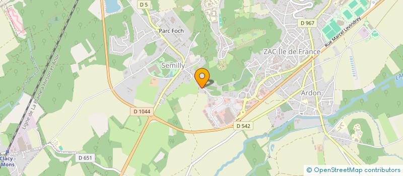 localisation de l'entreprise SCI 4G  LAON