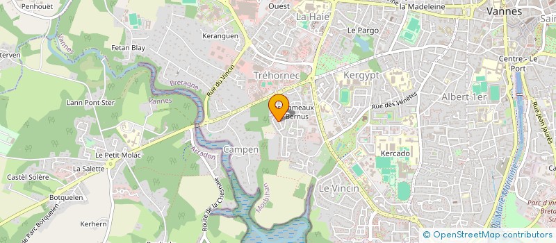 localisation de l'entreprise SCI 4G  VANNES