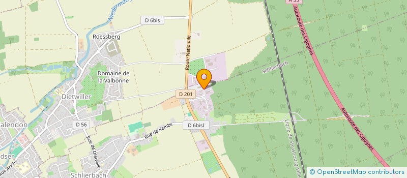 localisation de l'entreprise SCI 4G  SCHLIERBACH