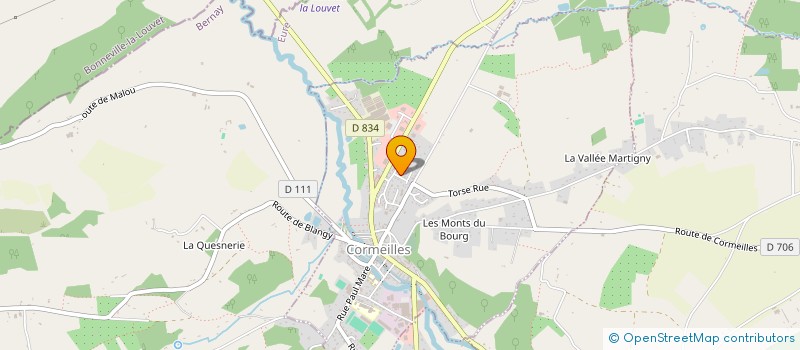localisation de l'entreprise SCI 4G  CORMEILLES