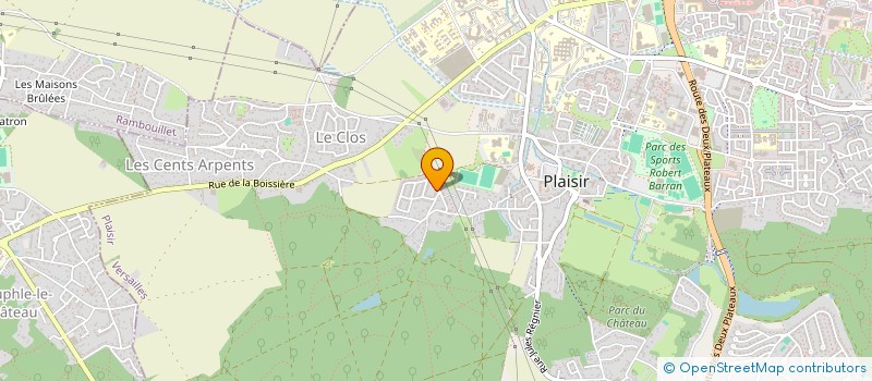 localisation de l'entreprise SCI 4G EVOLUTION  PLAISIR