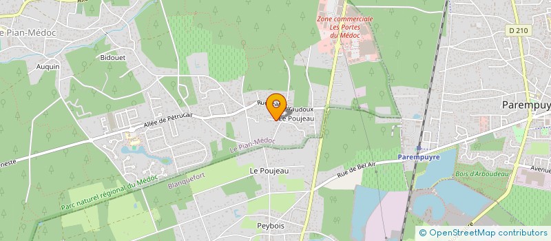 localisation de l'entreprise SCI 4G PATRIMOINE à LE PIAN-MEDOC