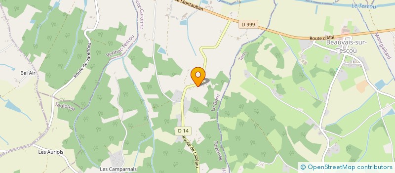 localisation de l'entreprise SCI 4G2R  LE BORN