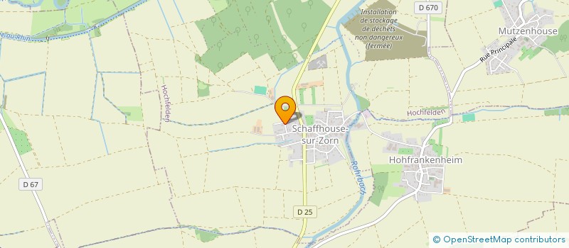 localisation de l'entreprise SCI 4GFF  HOCHFELDEN