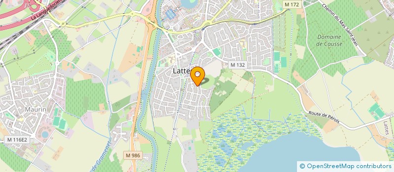 localisation de l'entreprise SCI 4H à LATTES