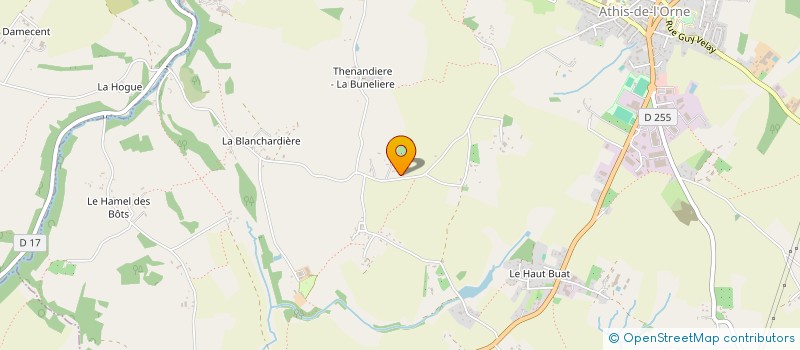 localisation de l'entreprise SCI 4HL à ATHIS-VAL DE ROUVRE