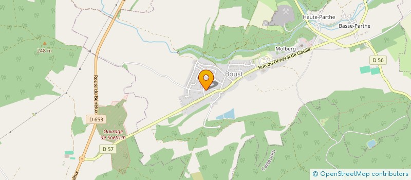 localisation de l'entreprise SCI 4J  BOUST