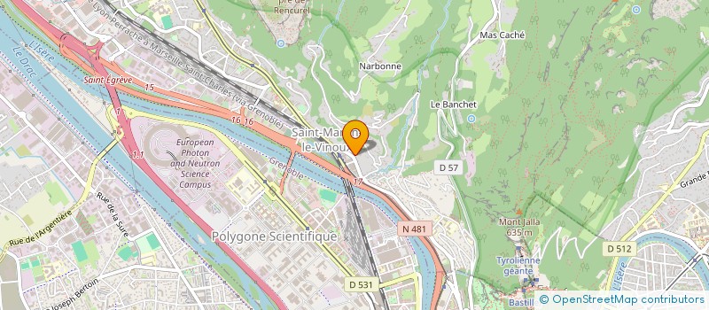 localisation de l'entreprise SCI 4J RAFE  SAINT-MARTIN-LE-VINOUX