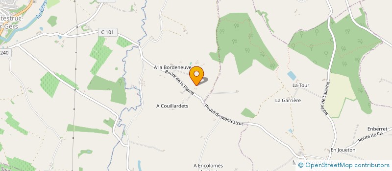 localisation de l'entreprise SCI 4L  MONTESTRUC-SUR-GERS