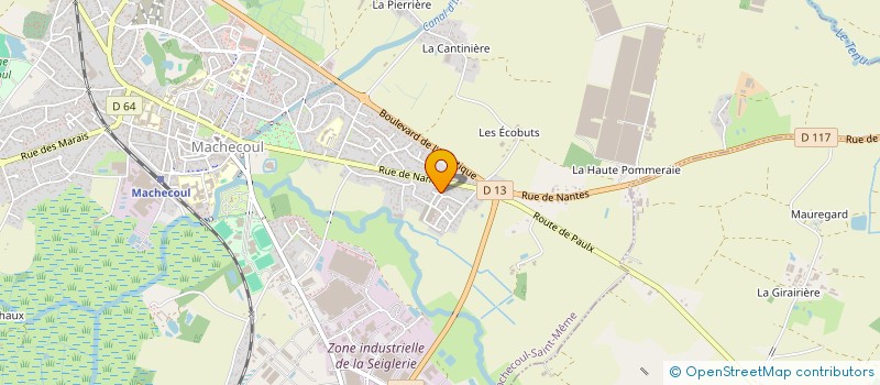 localisation de l'entreprise SCI 4L  MACHECOUL-SAINT-MEME