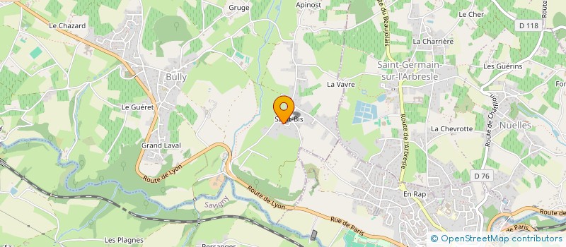 localisation de l'entreprise SCI 4L IMMO I  BULLY