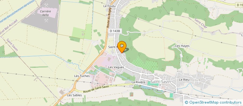localisation de l'entreprise SCI 4LBC à SAINT-SAVIN