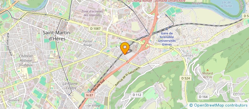 localisation de l'entreprise SCI 4LFM  SAINT-MARTIN-D'HERES