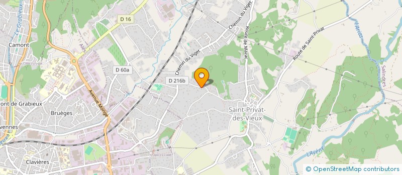 localisation de l'entreprise SCI 4LG  SAINT-PRIVAT-DES-VIEUX