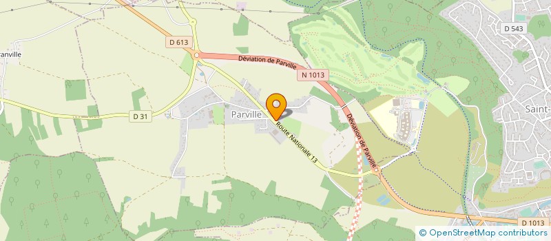 localisation de l'entreprise SCI 4LX  PARVILLE