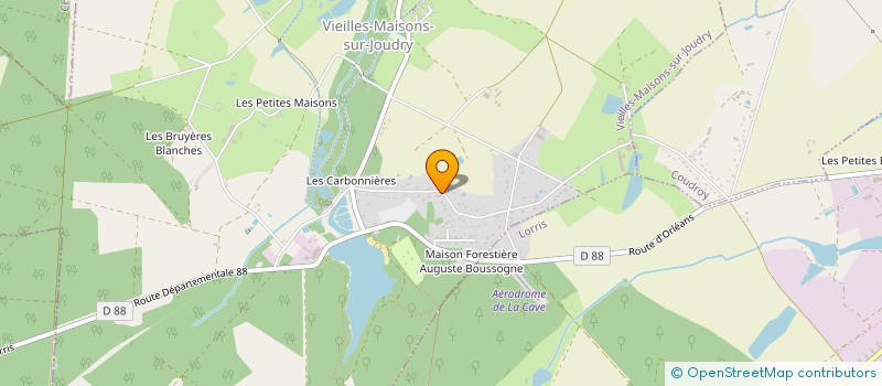 localisation de l'entreprise SCI 4M  COUDROY