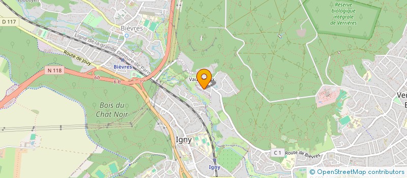 localisation de l'entreprise SCI 4M à VERRIERES-LE-BUISSON