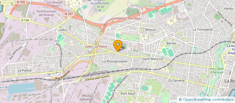 localisation de l'entreprise SCI 4M  LA ROCHELLE