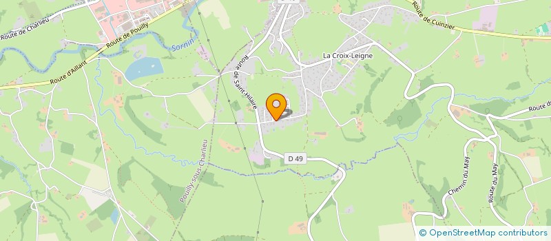 localisation de l'entreprise SCI 4M SAINT PHILIBERT  CHANDON